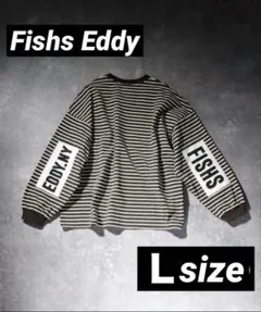 ニコアンド　フィッシュエディ　パーカー　トレーナー　スウェット　裏起毛 niko and…（ニコアンド） トレーナー スウェット 「FISHS EDDY