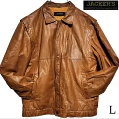 希少デザイン】Dockers ドッカーズ レザージャケット 階級章パッチ