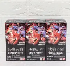 ワンピースカードカード　決戦の刻　テープ付き未開封　4BOX テープ付き 未開封 box ONE PIECEカードゲーム 決戦の刻 4BOX - メルカリ