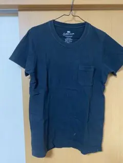 Men's Bigi メンズ・ビギ ブラック コットン Tシャツ ポケット付き