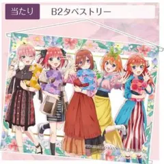 五等分の花嫁　ブラインド缶バッジくじ　フラワーパーティー　タペストリー