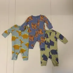 NEXT 恐竜とトラのロンパース 60cm