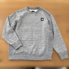 美品ノースフェイス 霜降りグレー スウェット トレーナー 裏起毛M