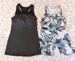 美品　リアルストーン　ヨガウェア　L