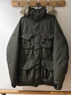 ラルフローレン　オリーブグリーン　ダウンジャケット フード付き