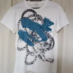 【美品】タグ付きPaul Smith プリント Tシャツ Lサイズ