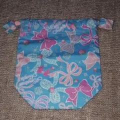 〖ハンドメイド〗女の子 コップ袋 巾着 キッズ ガールズ 入園 入学 新学期