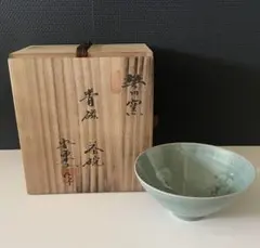韓国人間文化財】樊川窯 安東五作 青白磁茶碗 - メルカリ