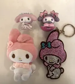 マイメロディ キーホルダー・ぬいぐるみセット