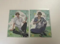 新テニスの王子様 ホログラムクリアカードコレクション-花冠　白石蔵ノ介　忍足謙也