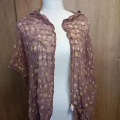 ドット柄 ストール ショール