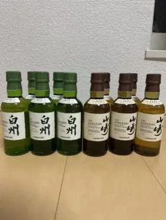 Suntoryサントリー 山崎 7本/白州 5本 ミニボトル 180ml 未開栓 - メルカリ