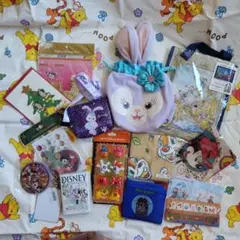 ディズニーグッズまとめ売り　ポストカード　ポーチ　レジャーシート　バンダナ他