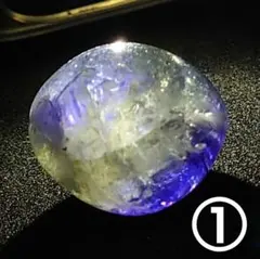 ★バイカラータンザナイト 大粒タンブル ビーズ①(SA~SA+)