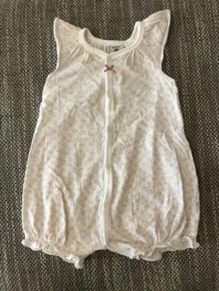 PETIT BATEAU フラワー ロンパース　60