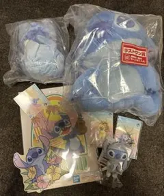 スティッチ　一番くじ　B賞 D賞 ラストワン賞　ぬいぐるみ　ポスター　ラバー　他