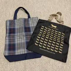 チェック柄エコバッグ