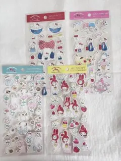 トコロコムギ×サンリオ コラボ シール4枚セット