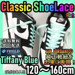 クラシックシューレース！ティファニーブルー！専用袋付！エアジョーダンダンク♪36のサムネイル