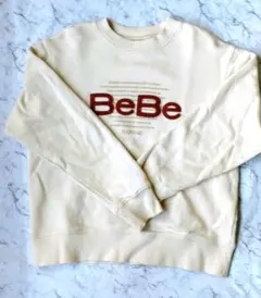 BeBe トレーナー ベージュ　140　コットン