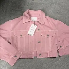 ピンクデニムジャケット