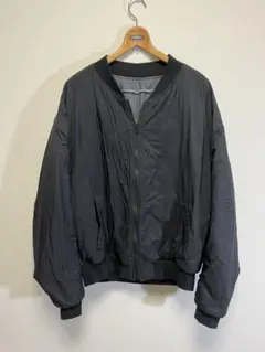 ブラック MA-1 フライトジャケット