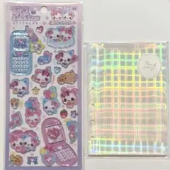 まじかるみゅーちゃん⭐︎平成はっぴーフォンステッカー キラキラリフィルセット