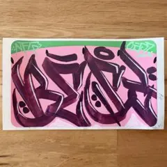 ② グラフィティー 手描きステッカー graffiti グラフィティ
