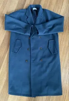 EMMA CLOTHES ダークブルー チェスターコート Lサイズ