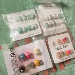 Y*︎様 ネイルチップ　4種セット