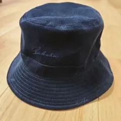 CA4LA 藤原さくら コラボ バケットハット コーデュロイ ネイビー