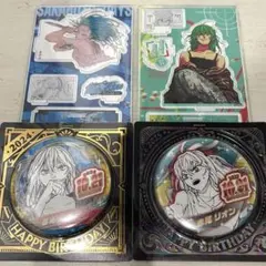 サカモトデイズ 赤尾リオン バースデイ名場面ジオラマフィギュア 缶バッジ