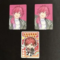 ローレン・イロアス すき家 コラボカード ピグパ 限定カード 3枚セット