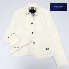美品 BURBERRY ノバチェック テーラードジャケット XL 伸縮性のサムネイル