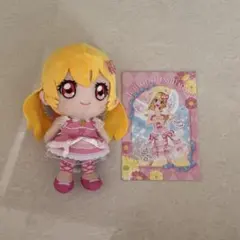 アイカツ Chibi ぬいぐるみ 星宮いちご オーロラキス ポストカード