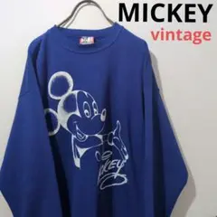 ミッキー　アメリカ製　スウェット　ヴィンテージ