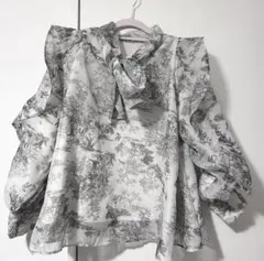 snidel オーガンジーシースルーブラウス トワルドジュイ