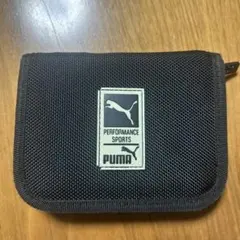 PUMA ジップ　パフォーマンススポーツ 財布 ブラック