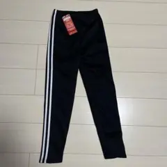 ブラック サイドストライプ ロングパンツ