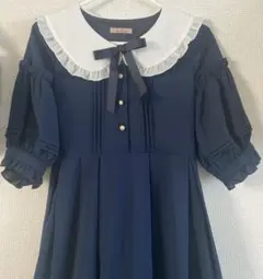 Amavel Romantic Heroine パフスリーブ丈ロング丈ワンピースのサムネイル