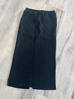 niko and ワッフル タイトスカート ブラック サイズ3