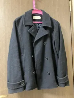 黒のウール ピーコート chocol raffine robe