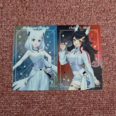 白上フブキ▪︎ 大神ミオ ウエハースカード セット