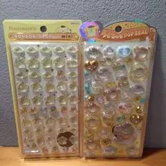 正規品　ボンボンドロップシールmini　うるちゅるポップシール　ポムポムプリン