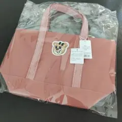 ラブラリーバイフェイラー オールドテディ ワッペン トートバッグ　ピンク