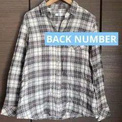 バックナンバー　チェック柄　Sサイズ　綿