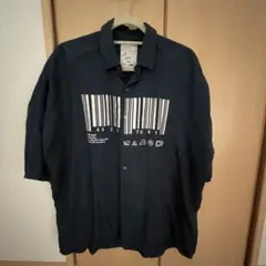 SHAREEF×STUDIOUS 18ss バーコード　半袖シャツ　サイズ1番のサムネイル