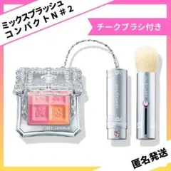 JILL STUART パウダーチーク 02 フレッシュアプリコット　ブラシ付き