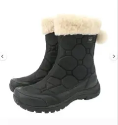 UGG◆Meridian（メリディアン）キルティングブラックの防水仕様ブーツ