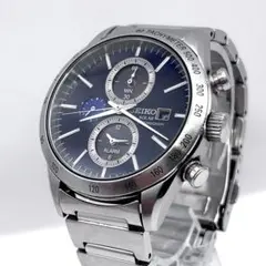 新品バッテリー SEIKO スピリットスマート ソーラー クロノグラフ 稼働品